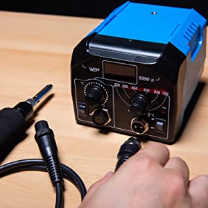connecting the pens to the WEP 939D-II''s safety receptacles