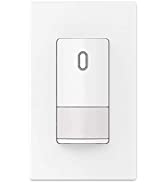 ELEGRP Occupancy Motion Sensor Light Switch, PIR Infrared Motion Activated Wall Switch, No Neutra...