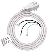 ELEGRP 0651515LY L15515 14AWG LCDI Power Cord Plug for A/C Air Conditioner, E250451 UL Certified,...