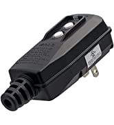 ELEGRP G1215PA2 G20PASR Patented Auto-Monitoring GFCI Replacement Plug Assembly, Auto Reset 15 Am...