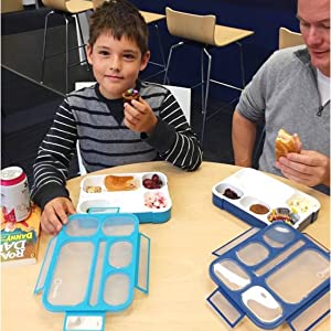 kinsho bento box for kids adult lunch snack containers work for adults and teens for school